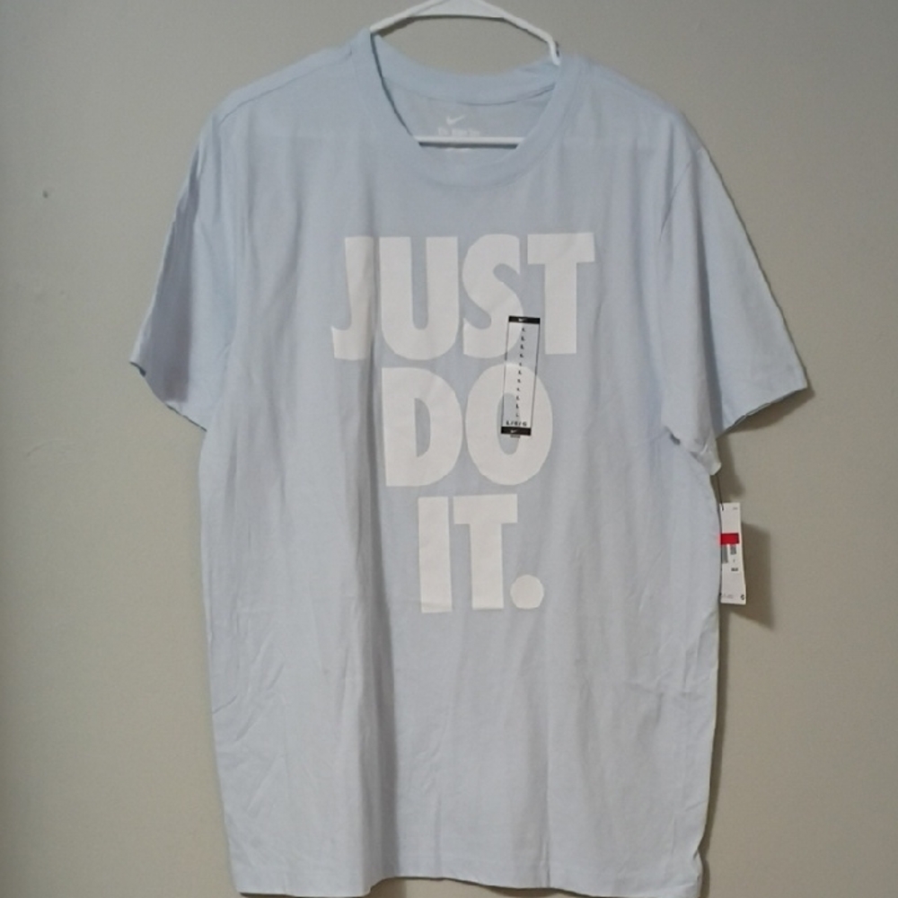 Nike Sky Blue 'Just Do It' Men's Tee